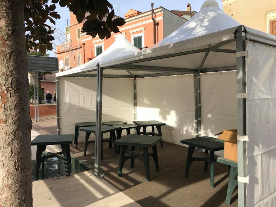 Gazebo per sagre e aree operative